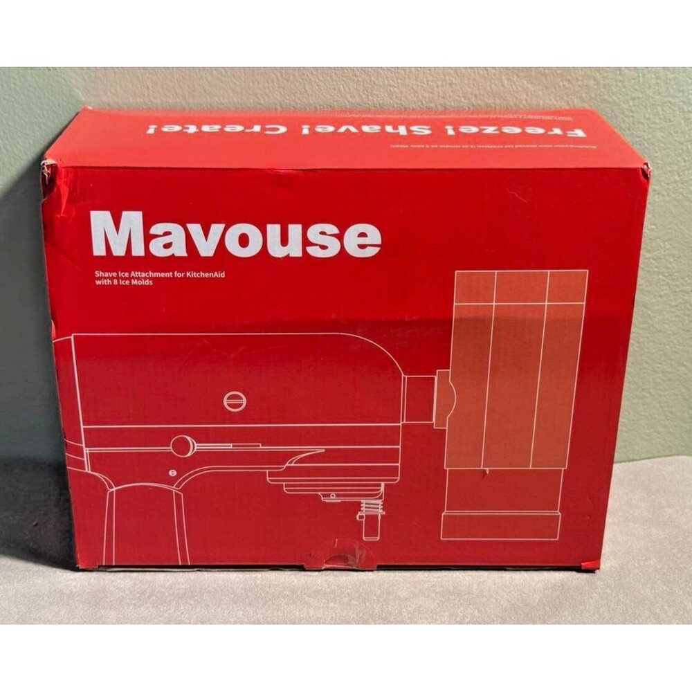 Shave Ice Attachment for Kitchenaid Stand Mixer with Coarse and Fine Blades